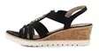 Rieker Remonte naisten sandaalit R6264-00 musta - Rieker sandaalit - 138168 - 2