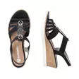 Rieker Remonte naisten sandaalit R6264-00 musta - Rieker sandaalit - 138168 - 3