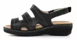 Suave sandaler i äkta läder Athens 15004T svart - Sandaler för damer - 138138 - 3