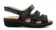Suave sandaler i äkta läder Athens 15004T svart - Sandaler för damer - 138138 - 2
