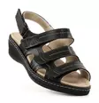 Suave sandaler i äkta läder Athens 15004T svart - Sandaler för damer - 138138 - 1