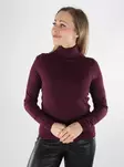 Vero Moda naisten neule Happiness LS Rollneck Pullover viininpunainen - Naisten neuleet - 140008 - 1