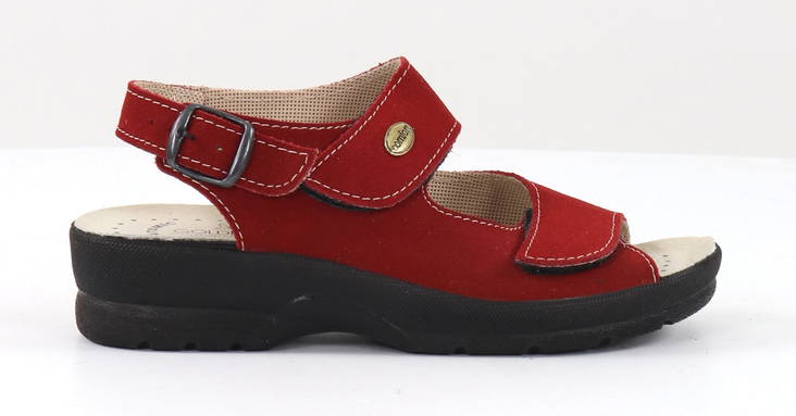 Golden Fit Sandaalit 696 red mokka - Naisten työkengät - 127848 - 1