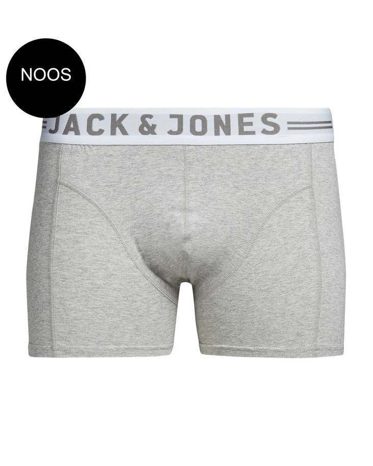 Jack & Jones bokserit Sense, musta, valkoinen, harmaa - Miesten boxerit ja sukat - 115868 - 1