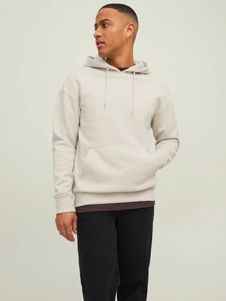 Jack&Jones Hoodie Copenhagen moonbeam - Huvtröjor för herrar - 132828 - 1