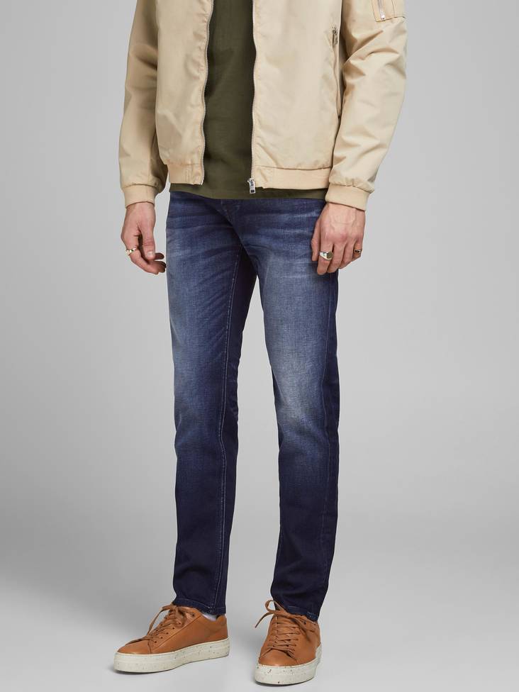 Jack&Jones miesten normaalivyötäröiset farkut Mike org jos597 sininen - Miesten farkut - 132798 - 1