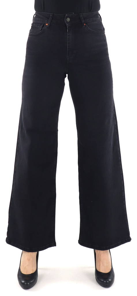 Only leveälahkeiset Farkut Madison hw wide musta - Naisten farkut - 134038 - 1