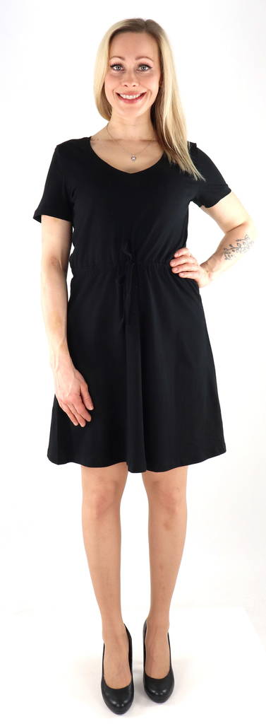 Only naisten Mekko May v-neck short musta - Mekot ja tunikat - 133448 - 1