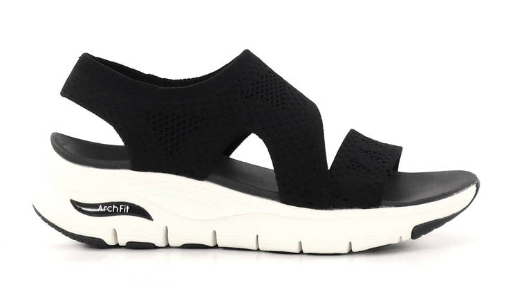 Skechers damsandaler 119458/BLK Arch fit - BRIGHTEST DAY svart - Skechers sandaler - 135868 - 1