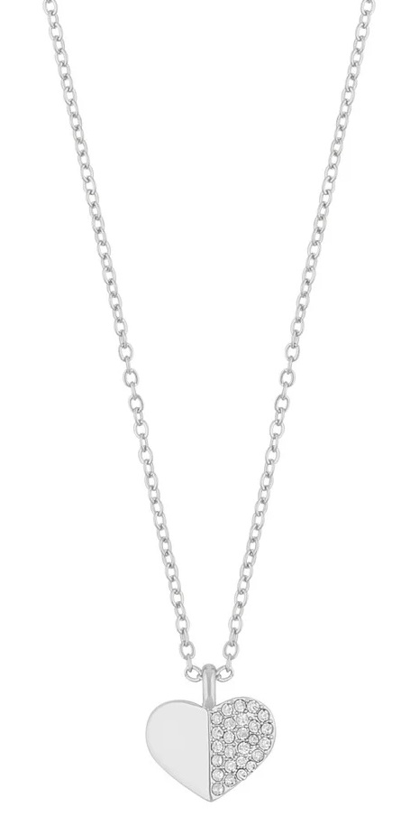 Snö of Sweden Halsband Valencia 45 silver/klar - Halsband - 133058 - 1