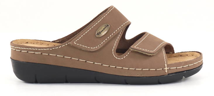 Tamaris naisten nahkapistokkaat 27510-20 taupe - Pistokkaat - 133408 - 1