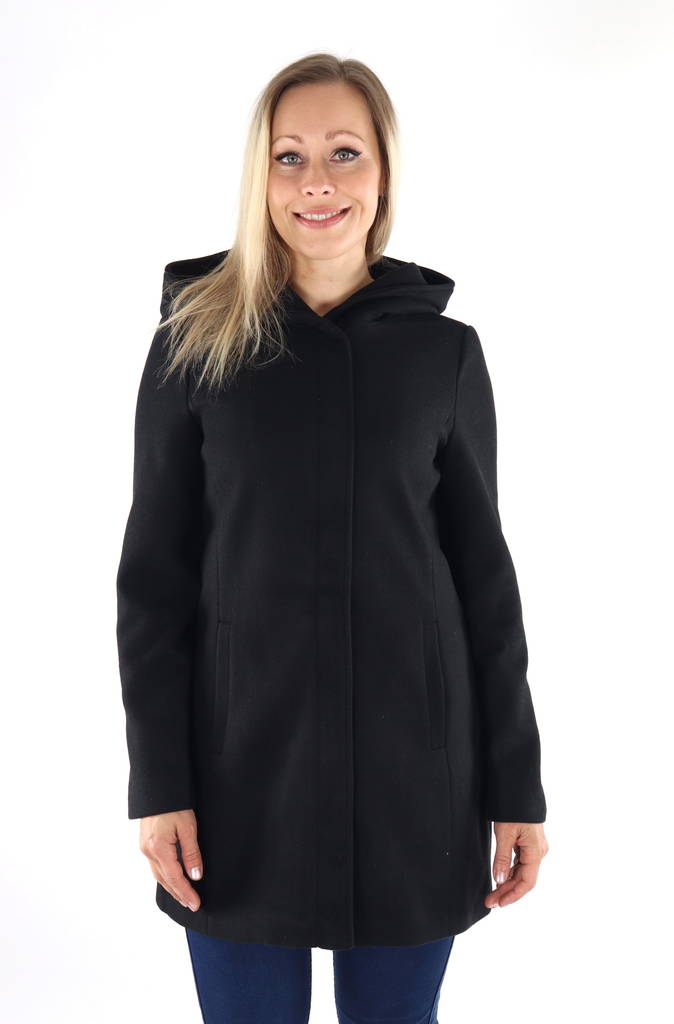 Vero Moda Fortunedora 3/4 musta takki - Naisten kevyet takit - 134218 - 1
