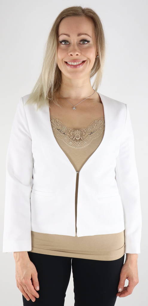 Vero Moda naisten Jakku Za slit valkoinen - Naisten jakut - 131278 - 1