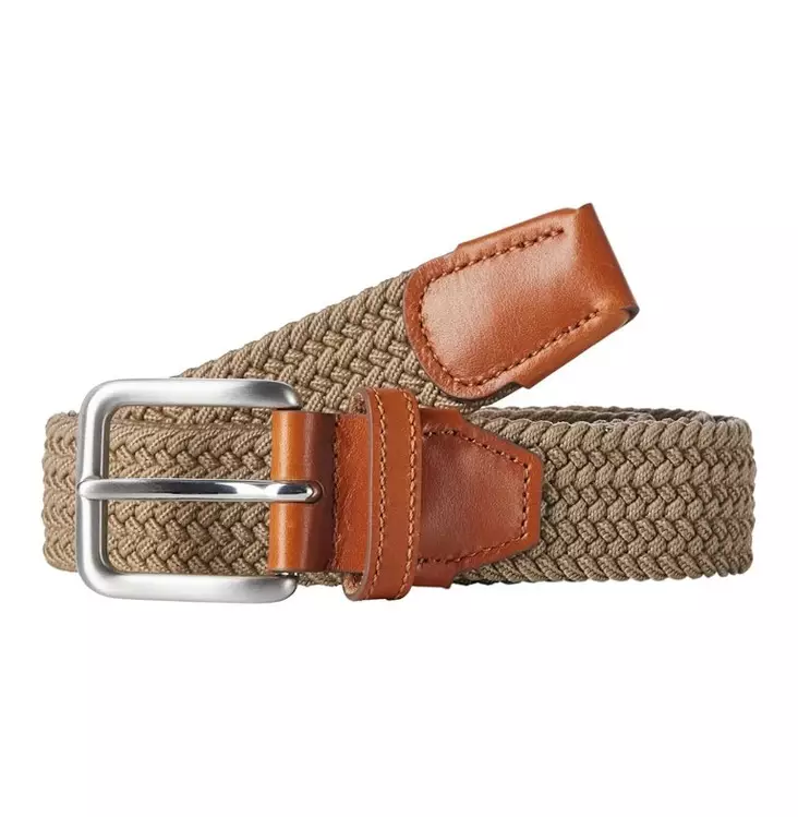 Jack&Jones miesten punottu vyö Spring Woven beige - Miesten vyöt - 124068 - 1