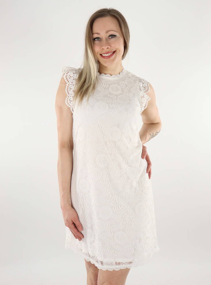 Pieces mekko Olline Lace valkoinen - Mekot ja tunikat - 136108 - 1