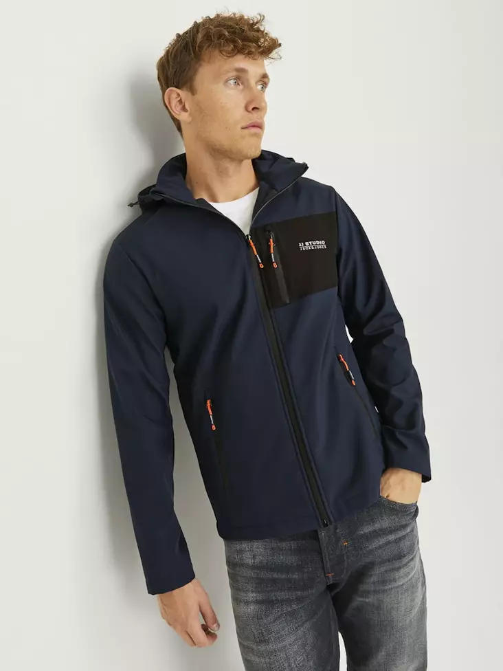 Jack&Jones miesten softshell-takki Taylor tummansininen - Miesten takit - 136858 - 1