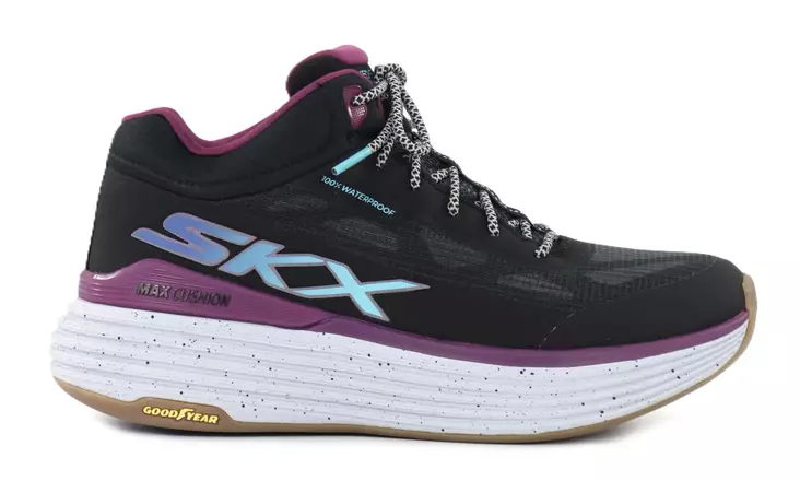 Skechers Damskor 129269/BKPR MAX CUSHIONING SUSPENSION - TERRACE Svart/Lila - Skechers sneakers - 139258 - 1