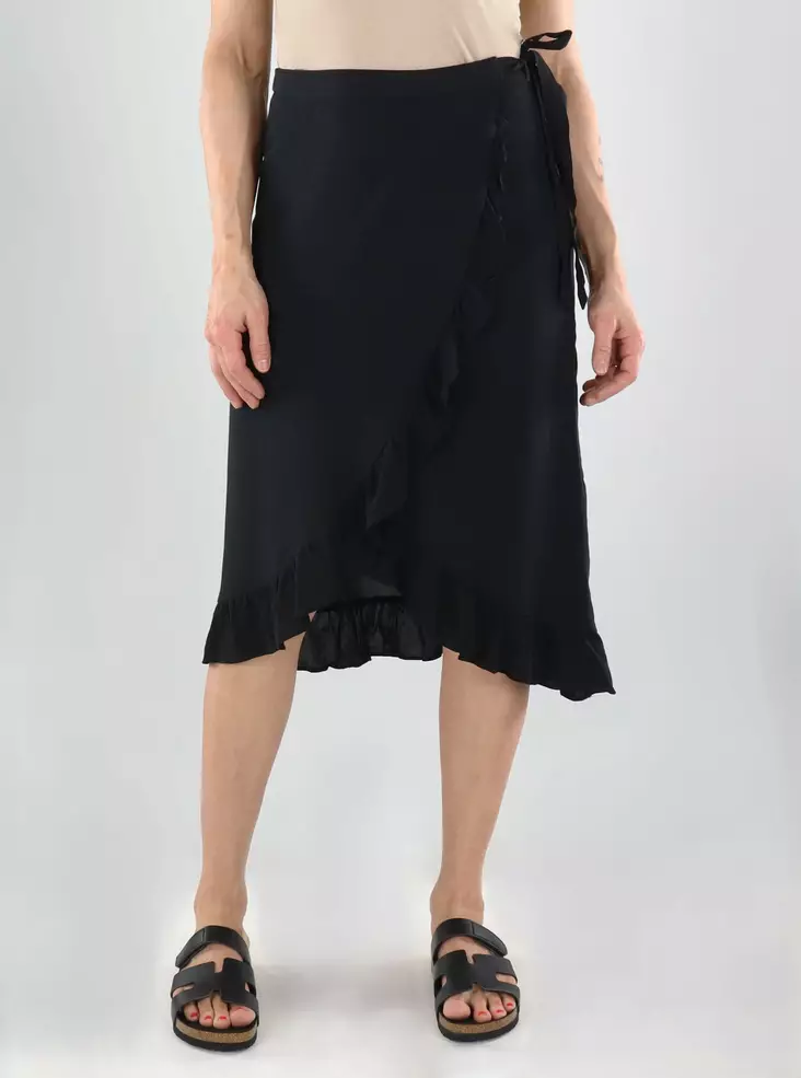 Vero Moda naisten kietaisuhame Alba musta - Kjolar - 141038 - 1