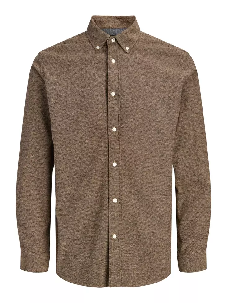 Jack&Jones Skjorta JPRBLUSTANLEY FLANELL L/S SHIRT ermine - Skjortor för herrar - 142218 - 1