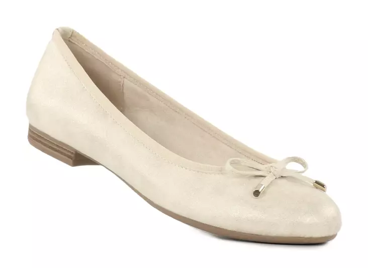 Marco Tozzi Ballerinas 22137-42 dune metallic - Ballerinaskor - 140238 - 1