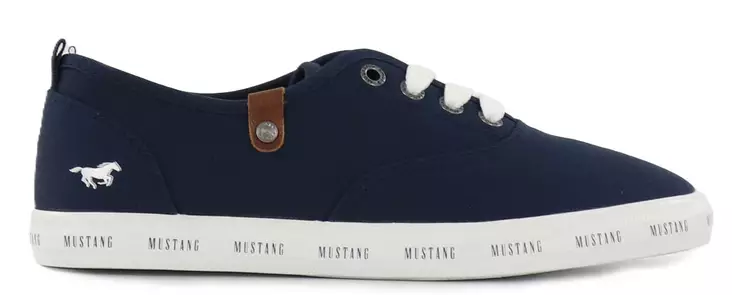 Mustang naisten kangastennarit 26M0062001 tummansininen - Sneakers för damer - 140918 - 1