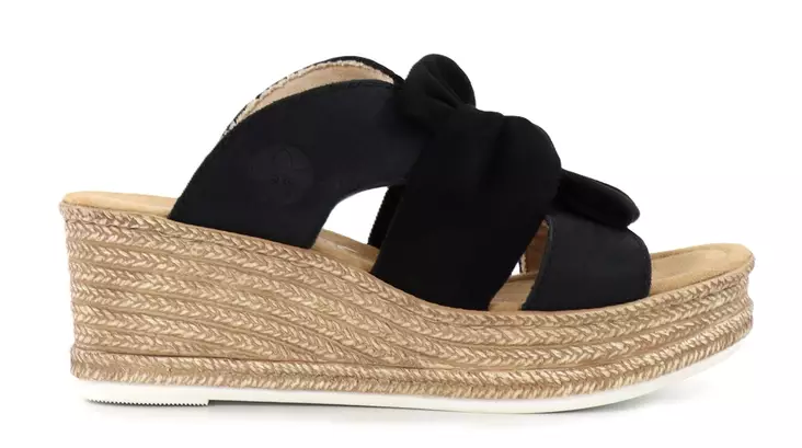 Rieker naisten pistokkaat 68789-00 musta - Pistokkaat - 137948 - 1