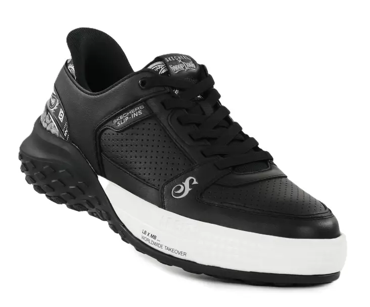 Skechers miesten tennarit 251170/BLK SIZZLE - SNOOP SIZZLE TOKE SLIP-INS musta - Miesten tennarit - 140178 - 1
