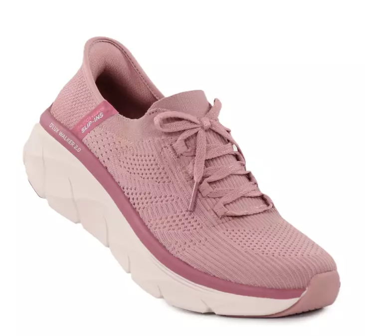 Skechers sneakers med bred sula för damer 150105/DKMV D'LUX WALKER 2.0 - THRILL MOVEMENT mörk lila - Skechers sneakers - 138068 - 1