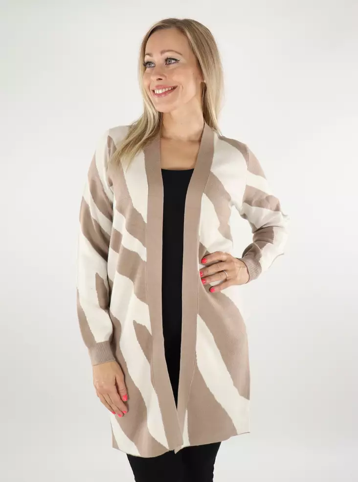 Vero Moda naisten neuletakki Nancy silver mink/birch - Naisten neuleet - 136828 - 1
