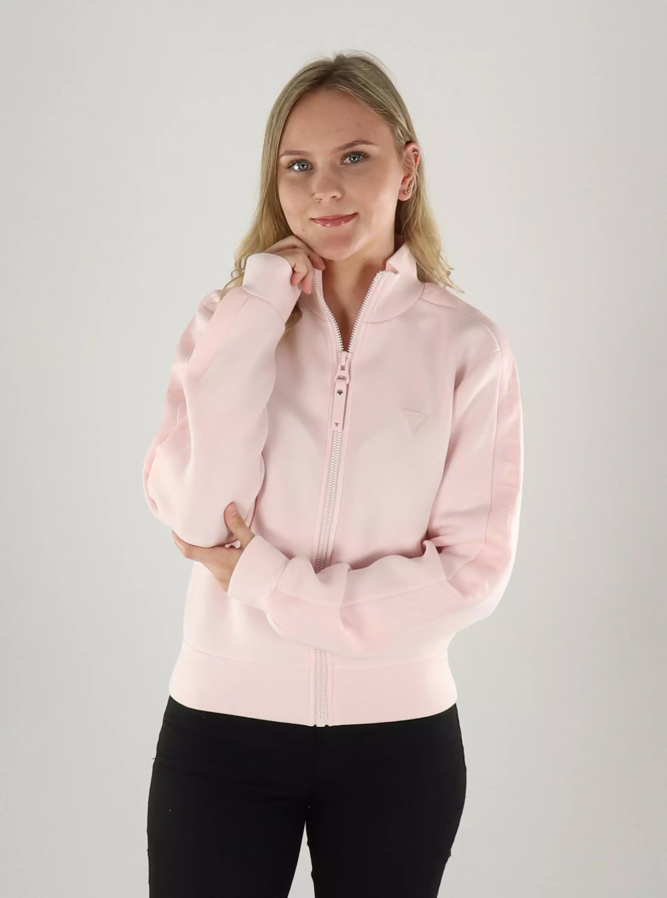 Guess naisten collegetakki V2YQ17K7UW2 A62J vaaleanpunainen