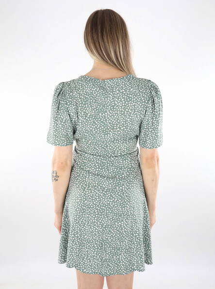 Vero Moda mekko Alba vaaleanvihreä / pilkullinen - Mekot ja tunikat - 136189 - 2