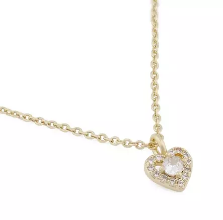 Snö of Sweden Kaulakoru Nisi heart kulta/kirkas - Kaulakorut - 2-2-138649 - 2