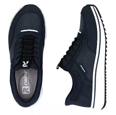 Rieker naisten leveälestiset READY2GO-tennarit L5850-14 sininen - Rieker sneakers - 140409 - 2