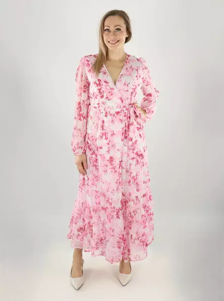 Only naisten kietaisumekko Miriam pink marshmallo/porcel - Mekot ja tunikat - 141029 - 1