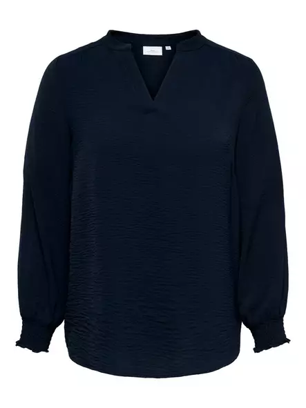 Only Carmakoma pluskoon paita Metta tummansininen - Långärmade tröjor för  damer - 141359 - 1