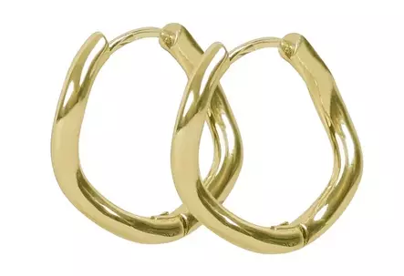 Snö of Sweden rengaskorvakorut Union ring kulta - Korvakorut - 141599 - 1