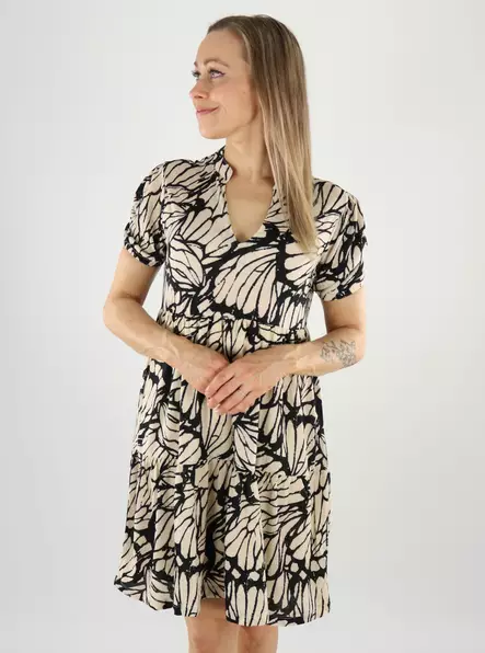 JDY naisten mekko Zoey beige/musta - Klänningar och tunikor - 140959 - 1