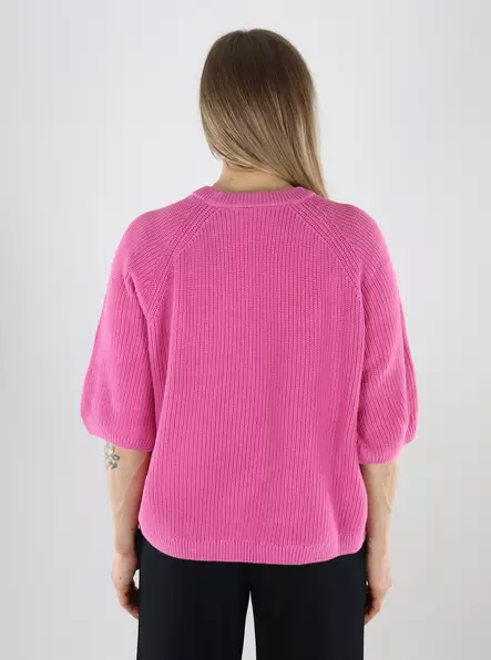 JJXX puuvillaneule Marge Twist pinkki - Naisten neuleet - 140159 - 2