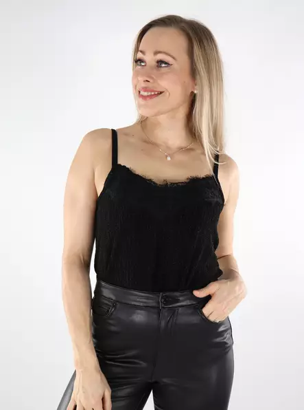 Only naisten glittertoppi New Carol musta/musta - Naisten topit - 137489 - 1