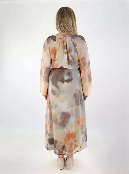 Vero Moda pitkä mekko Holly V-Neck Belt alloy/haley - Mekot ja tunikat - 140499 - 2