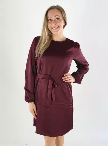 Vila naisten mekko Enna Ravenna viininpunainen - Mekot ja tunikat - 141399 - 1