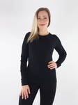 JJXX naisten ribbipaita Freya rib musta - Naisten pitkähihaiset paidat - 134669 - 1