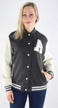Only naisten Takki Silja life bomber harmaa/valk - Naisten kevyet takit - 132769 - 1