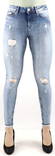 Only naisten kulutetut farkut Blush life mid rea213 vaalean siniset - Naisten farkut - 127909 - 1