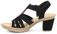 Rieker Sandaler 66526-00 svart - Rieker sandals - 128289 - 2