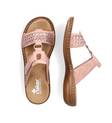 Rieker dam slip-in sandaler 60887-31 rosa - Rieker mulor - 135799 - 3