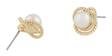 Snö of Sweden Korvakorut Lydia pearl gold/white - Korvakorut - 135309 - 2