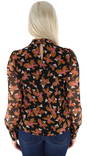 Vero Moda Blus Iris svart/iris - Långärmade tröjor för damer - 125529 - 2