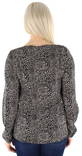 Vila Blus Marisol boatneck svart/vit - Långärmade tröjor för damer - 125599 - 2