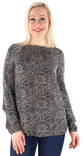 Vila Blus Marisol boatneck svart/vit - Långärmade tröjor för damer - 125599 - 1